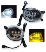 Світлодіодні двокольорові протитуманні фари ПТФ Chevrolet Aveo T250 5 Led 80W Шевроле Авео Біле Жовте світло