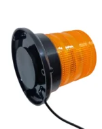 Світлодіодний попереджувальний ліхтар 30 Led мигалка на дах 12-24V на магніті від прикурювача Жовтий - Зображення 4