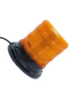 Світлодіодний попереджувальний ліхтар 30 Led мигалка на дах 12-24V на магніті від прикурювача Жовтий - Зображення 3