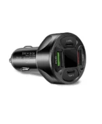 Автомобільна зарядка 2USB+ 2Type-С 12-32V 3.1A LED дисплей з підсвічуванням 66W