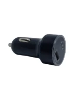 Автомобільна зарядка USB+ Type-С 12-24V 3.1A  з Led підсвічуванням Швидка зарядка - Зображення 3