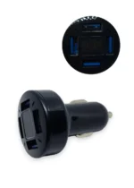 Автомобільна зарядка 4 USB 12-24V цифровий дисплей