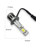 Автомобільні світлодіодні лампи з цоколем H1 16PCS 7535 60W 11-18V 12000Lm 6500K комплект - Зображення 5