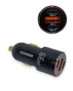 Автомобільна зарядка USB+ 2 Type-С 12-24V 66W Essager