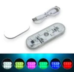 Світлодіодний ліхтар у салоні, освітлення багажника на двост. скотчі 8SMD 5050 RGB