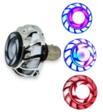 Світлодіодна лампа з цоколем 1157 BAY15d P21/5W 9-12V з стробоскопом RGB Червоний Синій