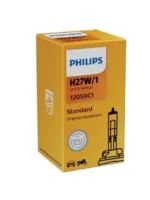 Галогенна автолампа PHILIPS H27W/1 Standard 12059C1 12V 27W картон - Зображення 3