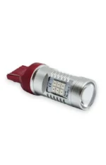 Світлодіодна лампа 7440 T20 W21W W3x16d 21SMD 2835 12 V з драйвером Червона - Зображення 3