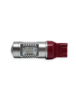 Світлодіодна лампа 7440 T20 W21W W3x16d 21SMD 2835 12 V з драйвером Червона - Зображення 4