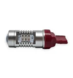 Світлодіодна лампа 7440 T20 W21W W3x16d 21SMD 2835 12 V з драйвером Червона - Зображення 5
