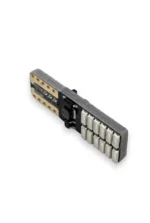 Світлодіодна лампа Т10 (W5W) 24SMD 4014 з обманкою і драйвером 12V Червона - Зображення 4