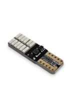 Світлодіодна лампа Т10 (W5W) 24SMD 4014 з обманкою і драйвером 12V Червона - Зображення 2