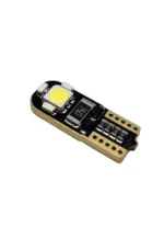 Світлодіодна лампа Т10 W5W 2SMD 5050 та 6SMD 3014 12V з обманкою Біла - Зображення 5