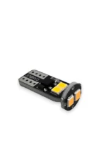Світлодіодна лампа Т10 W5W 6SMD 2835 з драйвером 12V Жовта - Зображення 4