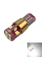 Светодиодная лампа Т10 (W5W) 12SMD 3030 с обманкой 12V Белая