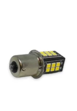 Світлодіодна лампа з цоколем 1156 BA15s P21W 24SMD 2835 10-30V Білий ic driver - Зображення 3