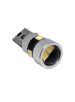 Світлодіодна лампа Т10 (W5W) 6SMD 2835 з обманкою і лінзою 12V Білий - Зображення 2
