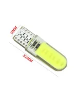 Світлодіодна лампа Т10 (W5W) COB silicone 12V Білий - Зображення 3