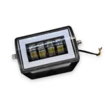 Світлодіодна протитуманна фара ПТФ LED 4 лінзи з ангелами ГАБАРИТ Біла - Зображення 9