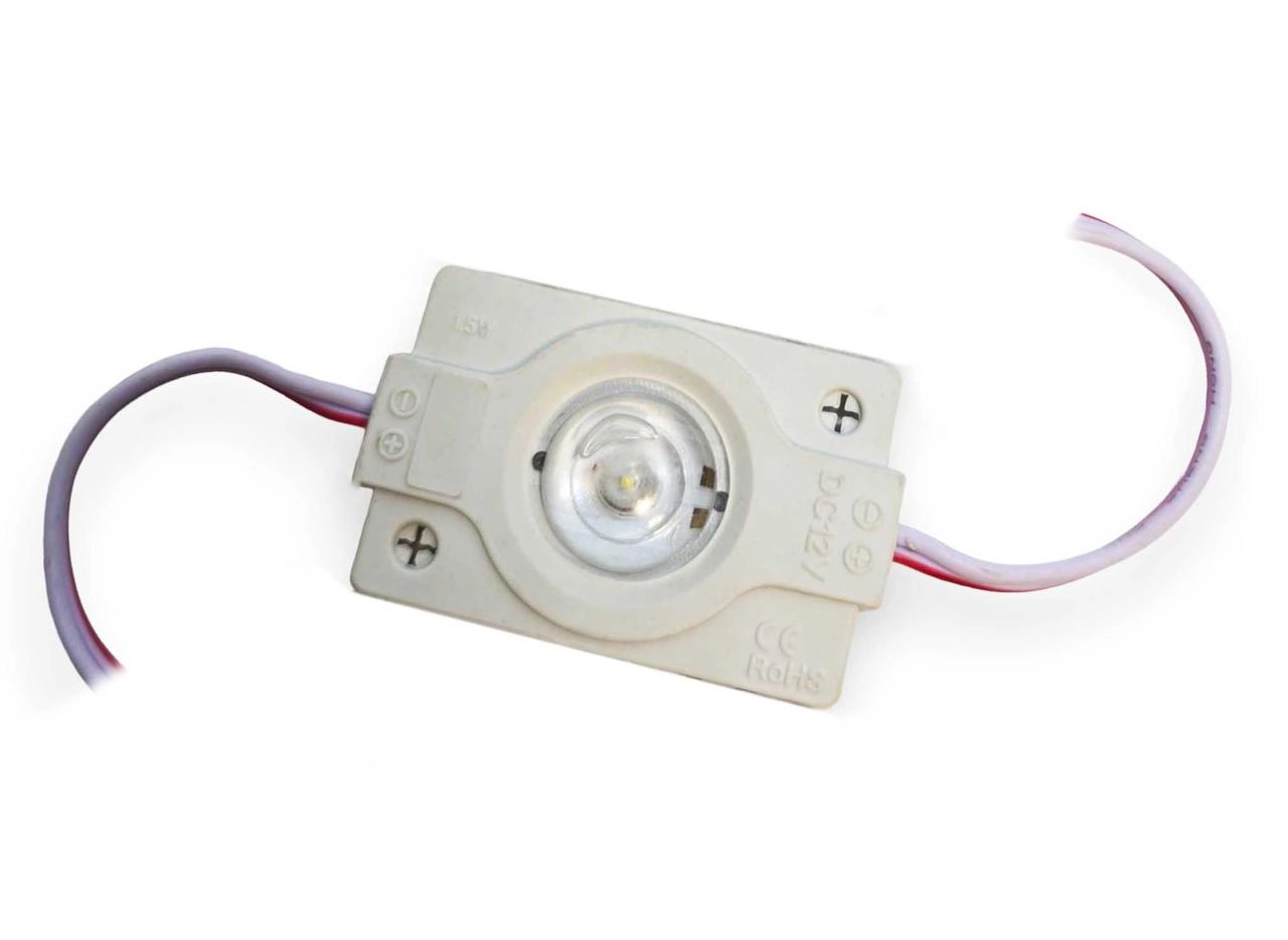6224329614_svitlodiodnij-modul-1led Світлодіодний модуль 1LED 12 V Білий - Зображення 1