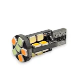 Світлодіодна двоколірна лампа Т10 W5W 20SMD 3030 12V Холодне біле та жовте світло - Зображення 2