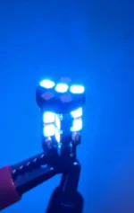 Світлодіодна двоколірна лампа Т10 W5W 20SMD 3030 12V Холодне біле та жовте світло - Зображення 8