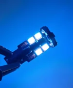 Світлодіодна двоколірна лампа Т10 W5W 20SMD 3030 12V Холодне біле та жовте світло - Зображення 9