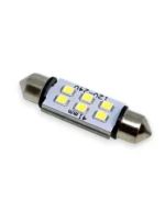 Світлодіодна лампа C5W Festoon 6SMD 3030 12 V 41 мм Білий 1.5 W зроблена в УКРАЇНІ! - Зображення 3