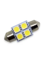 Світлодіодна лампа C5W Festoon 4SMD 5050 12 V 31 мм Білий