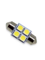 Світлодіодна лампа C5W Festoon 4SMD 5050 12 V 31 мм Білий - Зображення 4