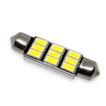 Світлодіодна лампа C5W Festoon 9SMD 5730 12V 41мм з обманкою - Зображення 3