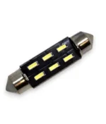 Світлодіодна лампа C5W Festoon 6SMD 4014 12 V 39 мм - Зображення 2