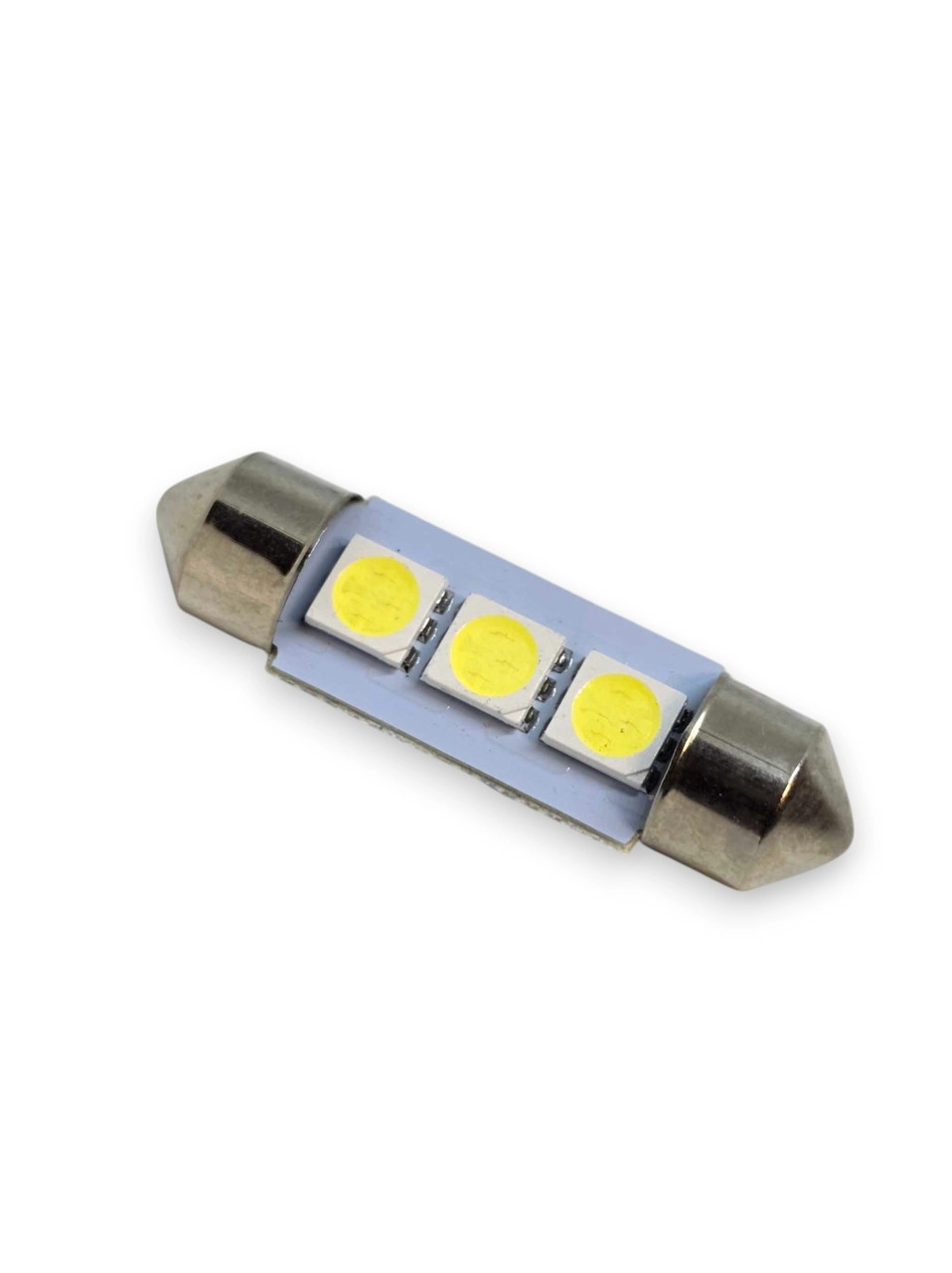 6333653110_svitlodiodna-lampa-c5w Світлодіодна лампа C5W Festoon 3SMD 5050 12 V 36 мм Білий - Зображення 1