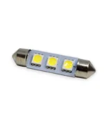 Світлодіодна лампа C5W Festoon 3SMD 5050 12V 42мм Білий - Зображення 4