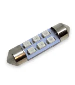 Світлодіодна лампа C5W Festoon 6SMD 3528 12 V 36 мм Червоний - Зображення 5
