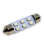Світлодіодна лампа C5W Festoon 6SMD 3528 12 V 39 мм Червоний