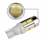Світлодіодна лампа Т10 (W5W) 10SMD 5630 з лінзою 12V Білий - Зображення 2
