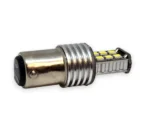 Світлодіодна лампа з цоколем 1157 BAY15d P21/5W 15SMD 2835 12V з обманкою та драйвером Біла - Зображення 4