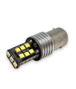 Світлодіодна лампа з цоколем 1157 BAY15d P21/5W 15SMD 2835 12V з обманкою та драйвером Біла - Зображення 2