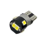 Світлодіодна лампа Т10 (W5W) 6SMD 2835 з обманкою 12V Білий