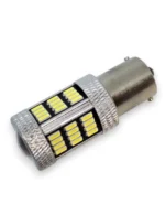 Светодиодная лампа с цоколем 1156 BA15s P21W  54 SMD 4014 12V з обманкою Белый - Зображення 8