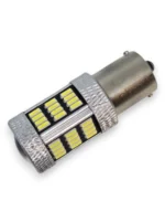 Светодиодная лампа с цоколем 1156 BA15s P21W  54 SMD 4014 12V з обманкою Белый - Зображення 4