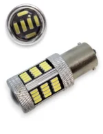 Светодиодная лампа с цоколем 1156 BA15s P21W  54 SMD 4014 12V з обманкою Белый