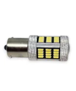 Светодиодная лампа с цоколем 1156 BA15s P21W  54 SMD 4014 12V з обманкою Белый - Зображення 3
