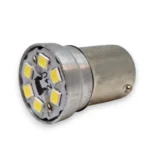 Світлодіодна лампа з цоколем тисячі сто п'ятьдесят шість BA15s P21W 6SMD 2835 24V Біла 3W Зроблено в УКРАЇНІ! - Зображення 4