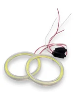 Світлодіодні ангельські глазки COB Білий діаметр 80 мм з резистором комплектом - Зображення 8