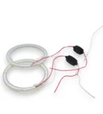 Світлодіодні ангельські глазки COB Білий діаметр 90 мм з резистором комплектом - Зображення 8