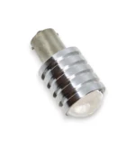 Світлодіодна лампа з цоколем 1156 BA15s P21W22 5W лінза 12V Біла - Зображення 2