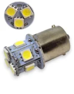 Світлодіодна лампа з цоколем 1156 BA15s P21W 8 SMD 5050 24V Біла цоколь зі зміщеними контактами
