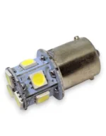 Світлодіодна лампа з цоколем 1156 BA15s P21W 8 SMD 5050 24V Біла цоколь зі зміщеними контактами - Зображення 5